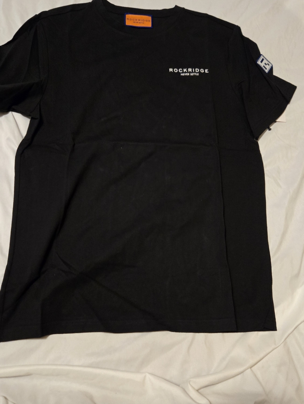 New! Rockridge Men Med Fitted TShirt In Black For Those Who Drive/World Forward